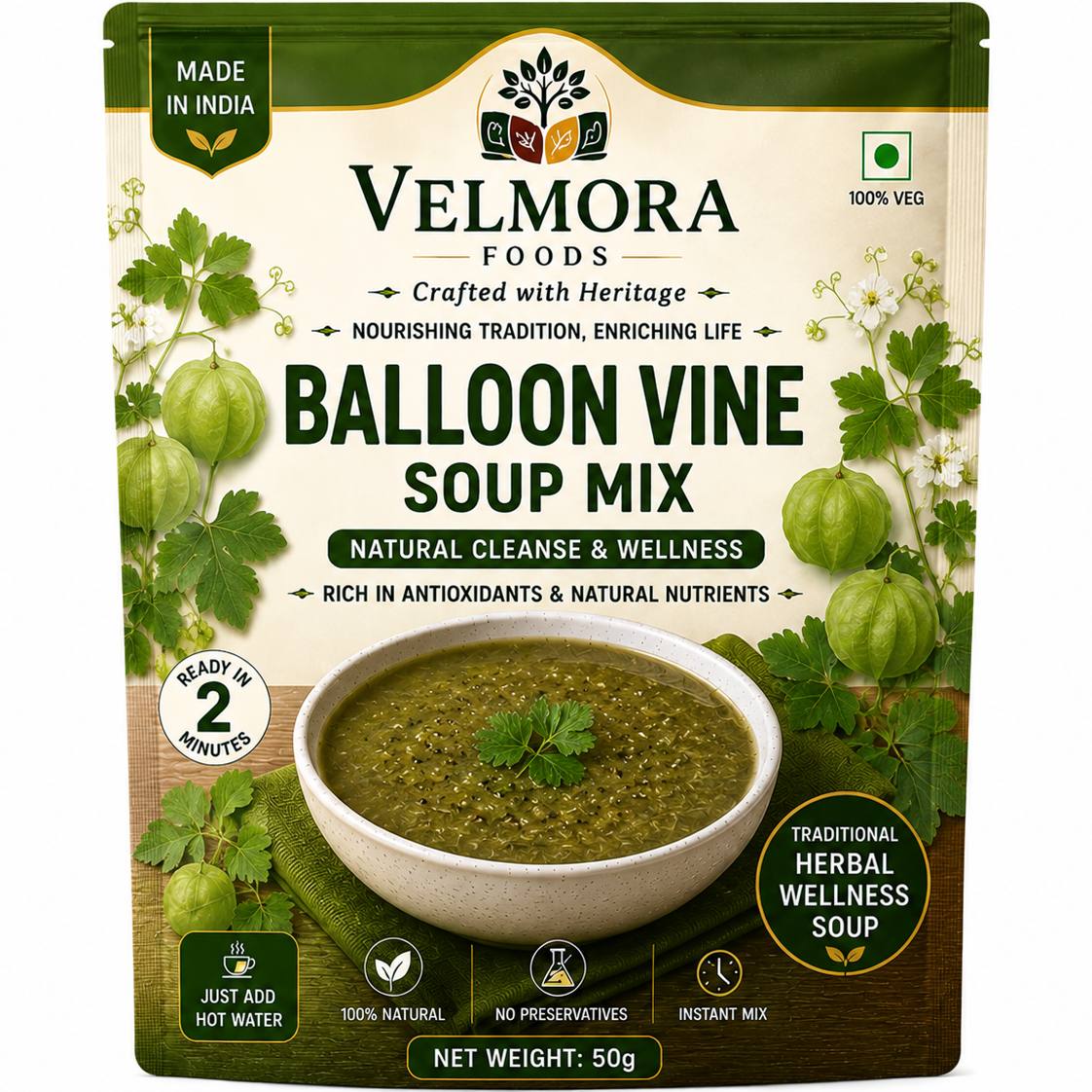 Balloon Vine Soup Mix Powder