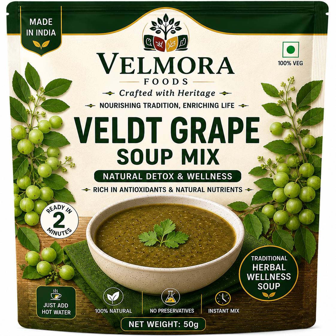 Veldt Grape Soup Mix Powder