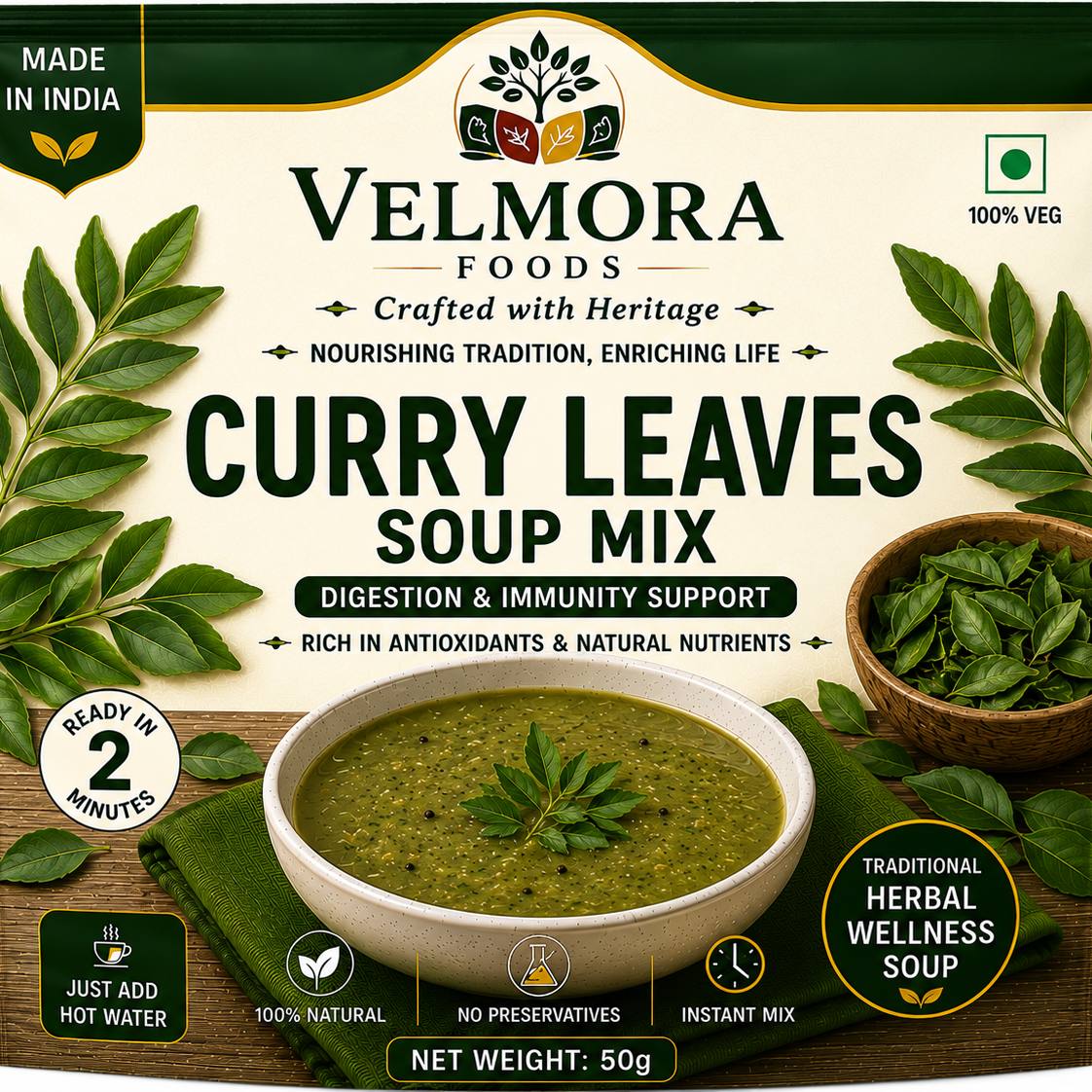Curry Leaves Soup Mix Powder