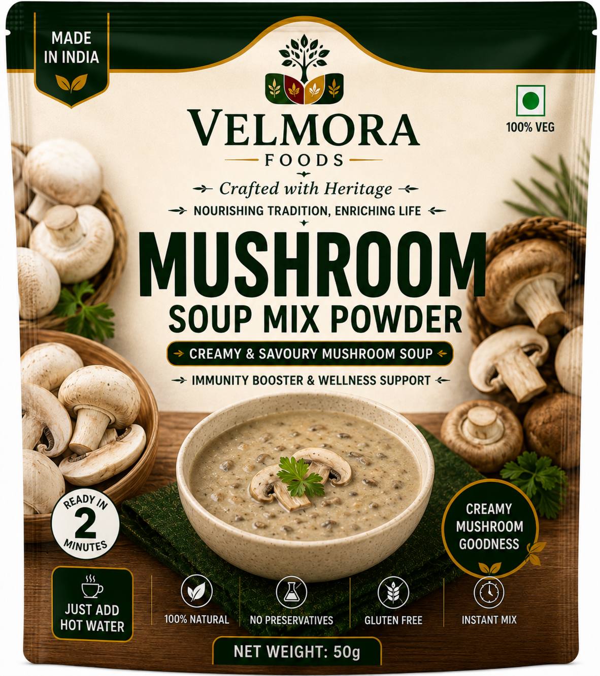 Mushroom Soup Mix Powder