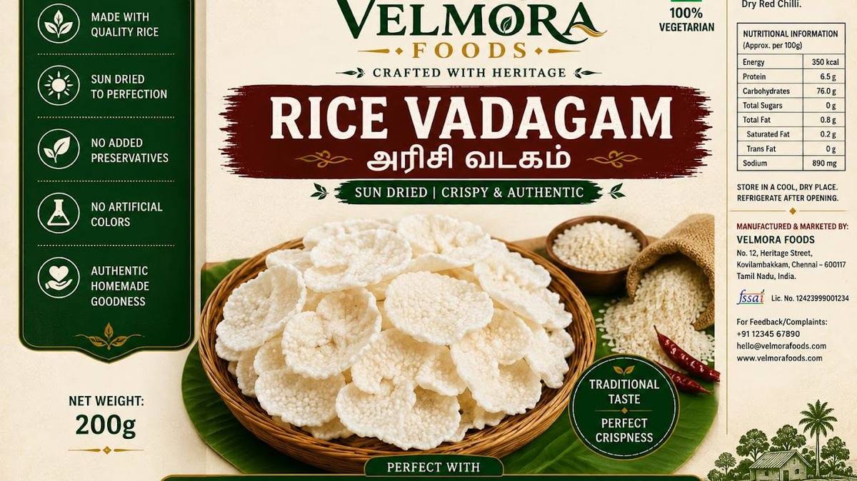 Rice Vadagam